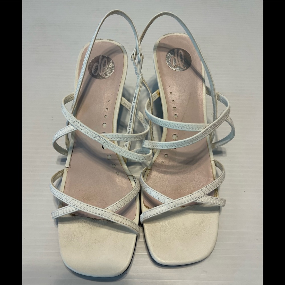 Donna Lawrence “Pleasant” strappy sandals dress shoes.